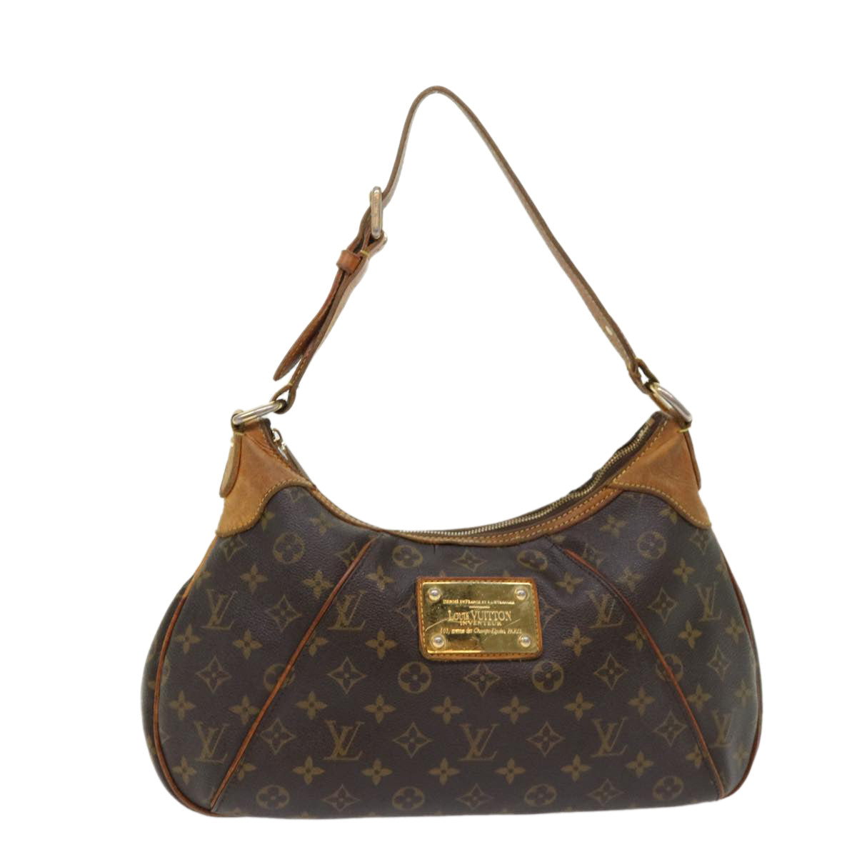 LOUIS VUITTON Monogram Thames GM Shoulder Bag M56383 LV 46920