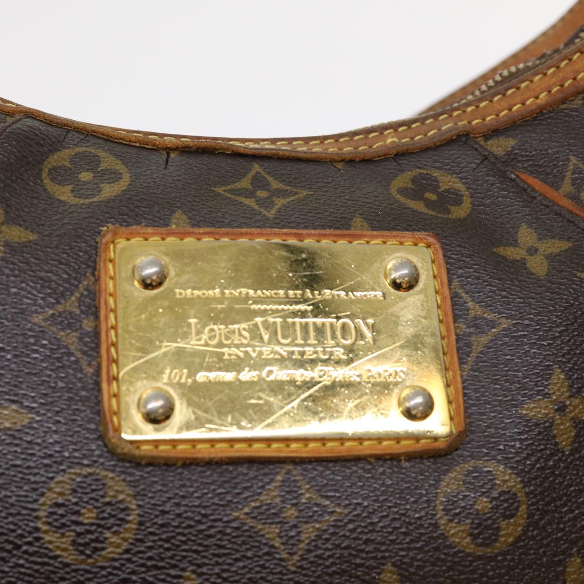LOUIS VUITTON Monogram Thames GM Shoulder Bag M56383 LV 46920