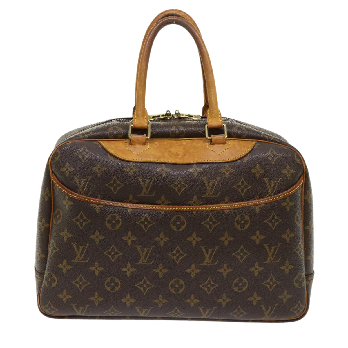 LOUIS VUITTON Monogram Deauville Hand Bag M47270 LV 46923