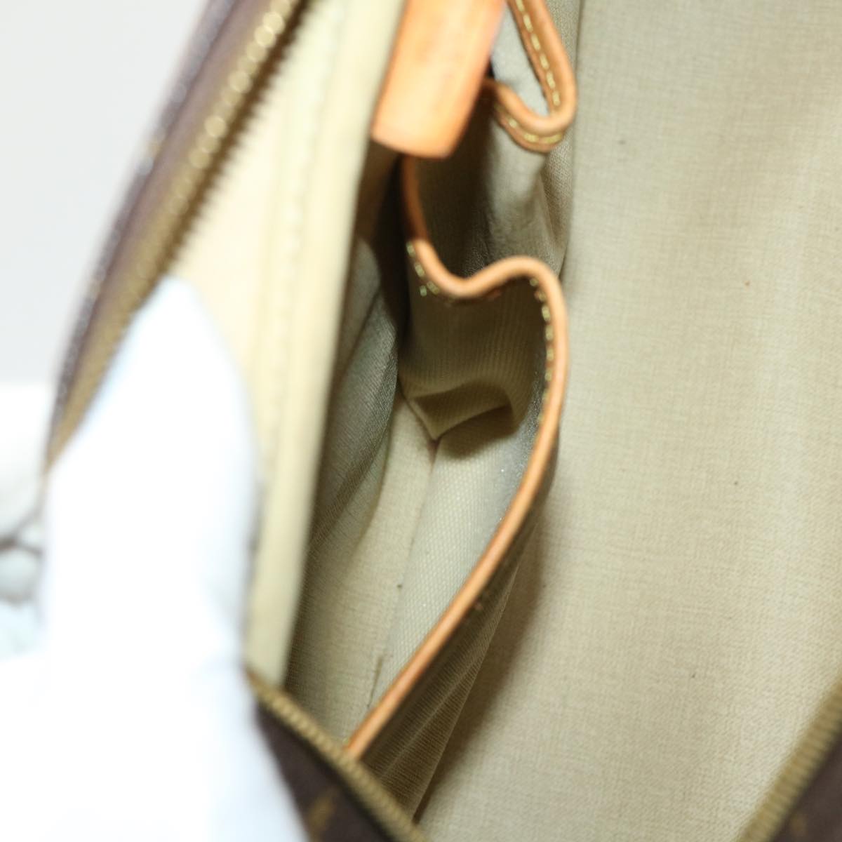 LOUIS VUITTON Monogram Deauville Hand Bag M47270 LV 46923