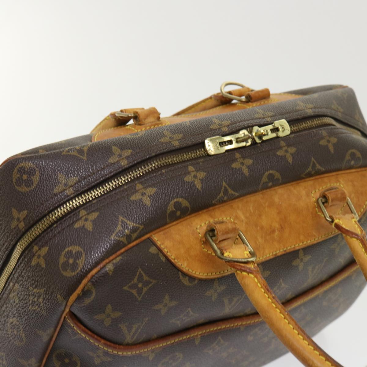 LOUIS VUITTON Monogram Deauville Hand Bag M47270 LV 46923