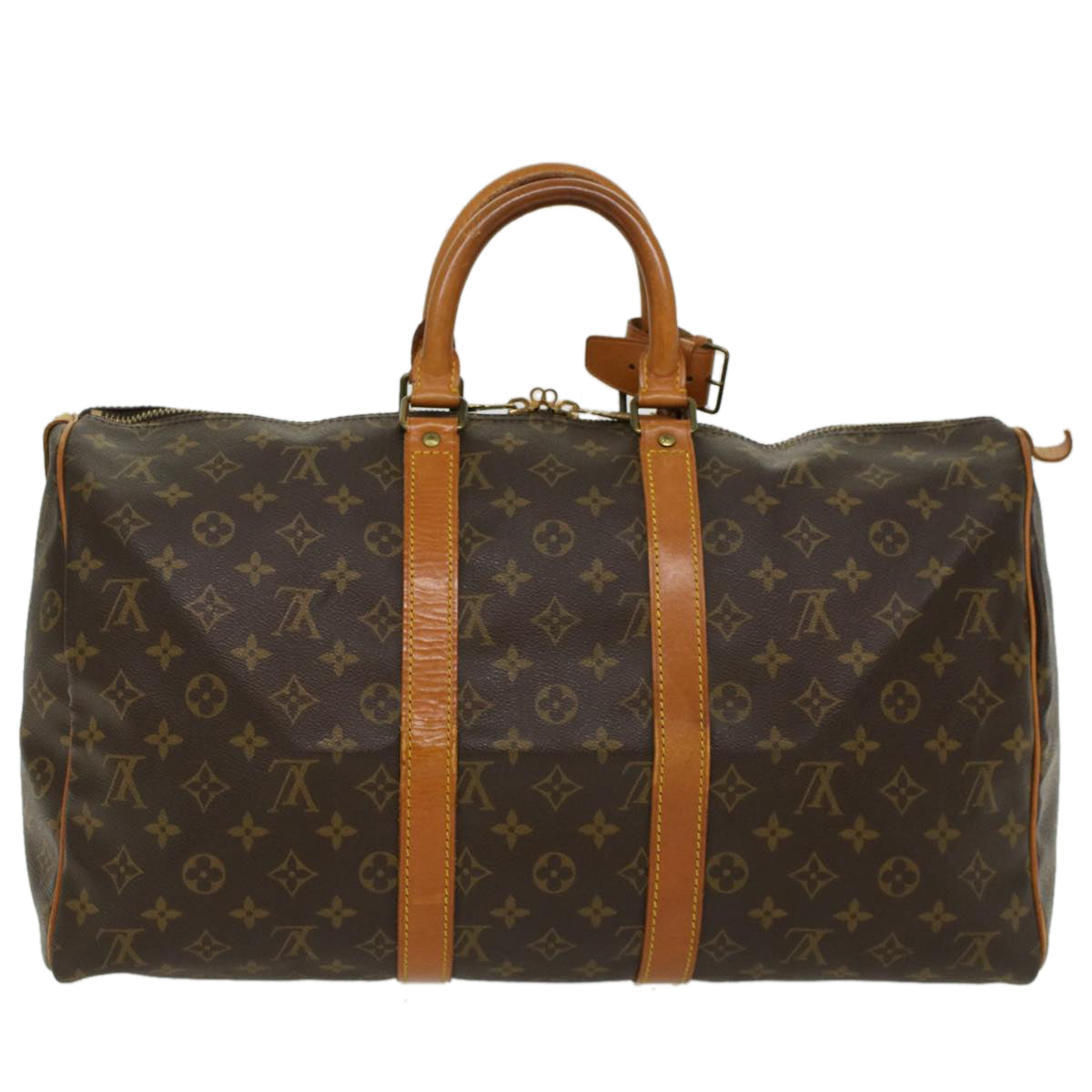LOUIS VUITTON Monogram Keepall 45 Boston Bag M41428 LV 46926