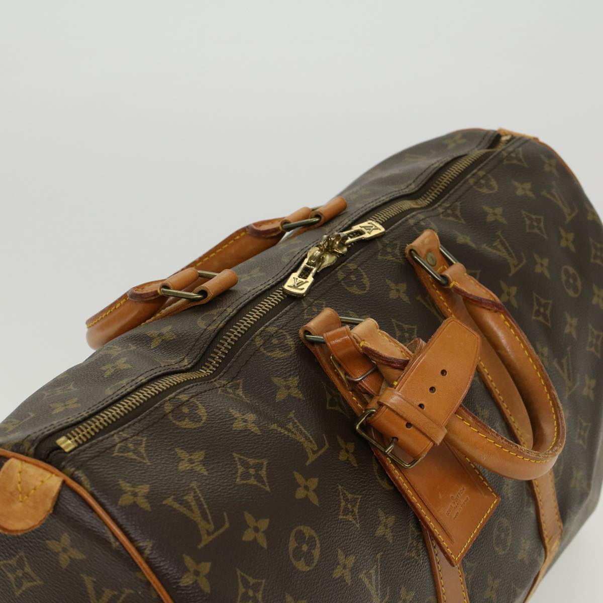 LOUIS VUITTON Monogram Keepall 45 Boston Bag M41428 LV 46926