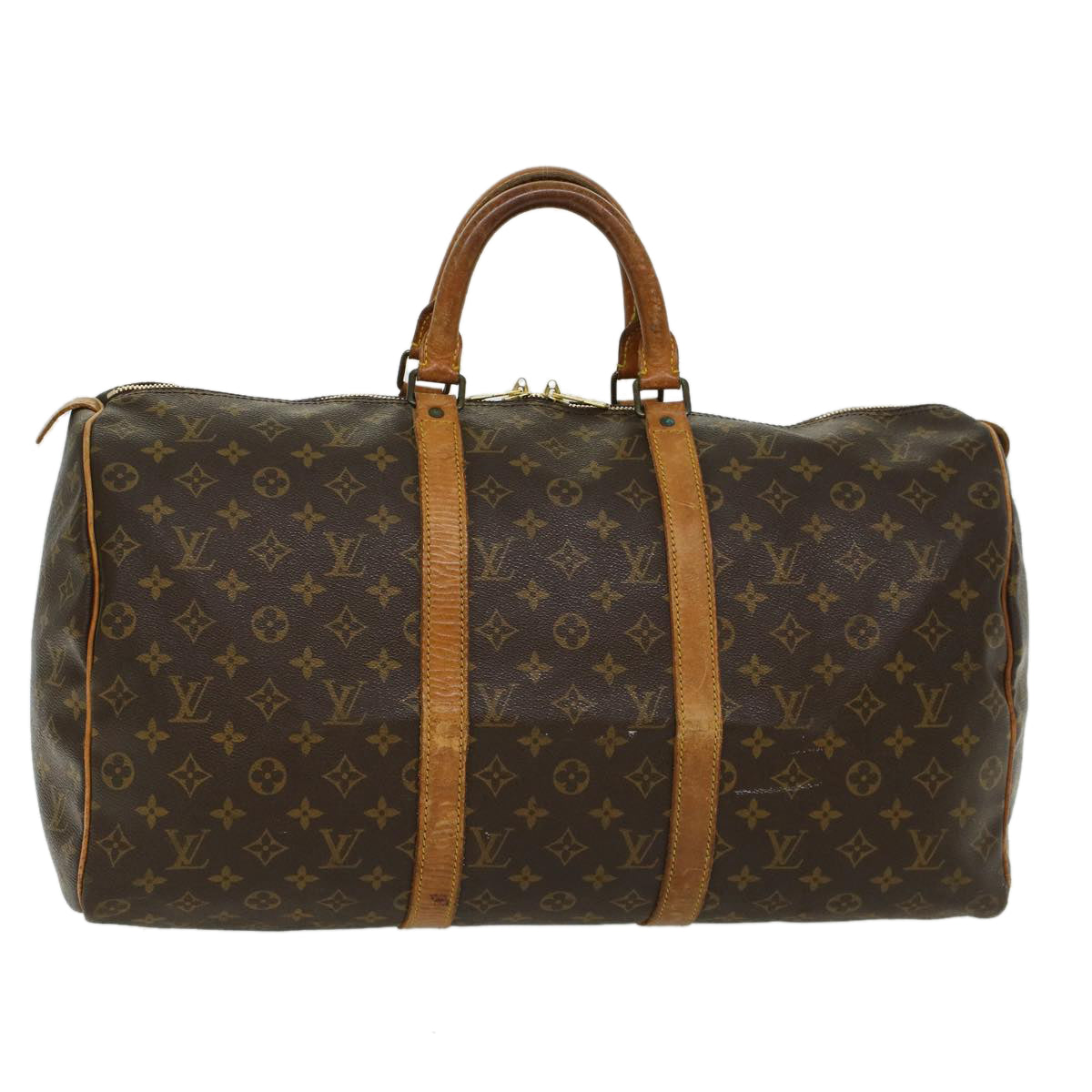 LOUIS VUITTON Monogram Keepall 50 Boston Bag M41426 LV 46927