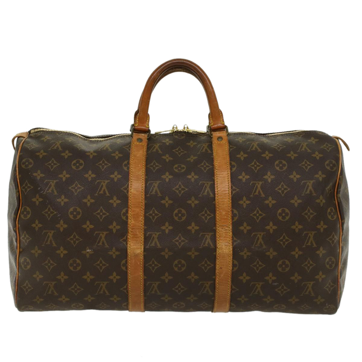 LOUIS VUITTON Monogram Keepall 50 Boston Bag M41426 LV 46927