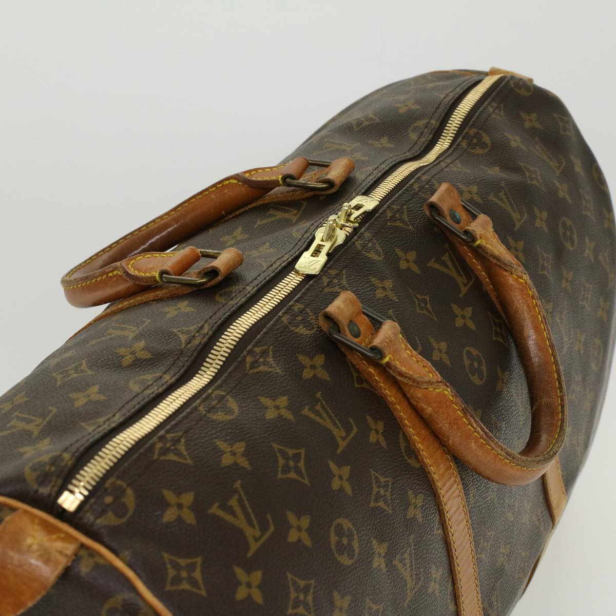 LOUIS VUITTON Monogram Keepall 50 Boston Bag M41426 LV 46927
