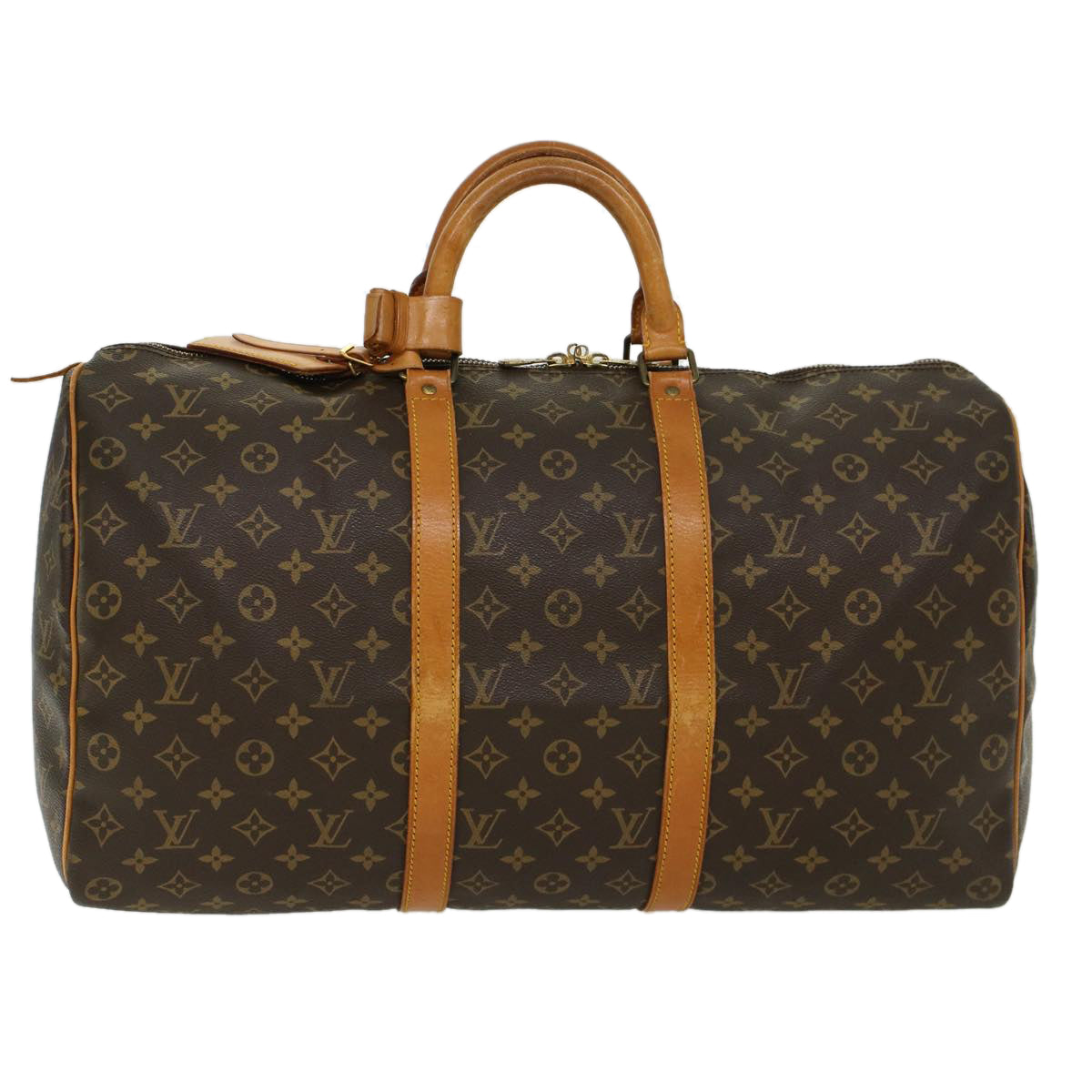 LOUIS VUITTON Monogram Keepall 50 Boston Bag M41426 LV 46929