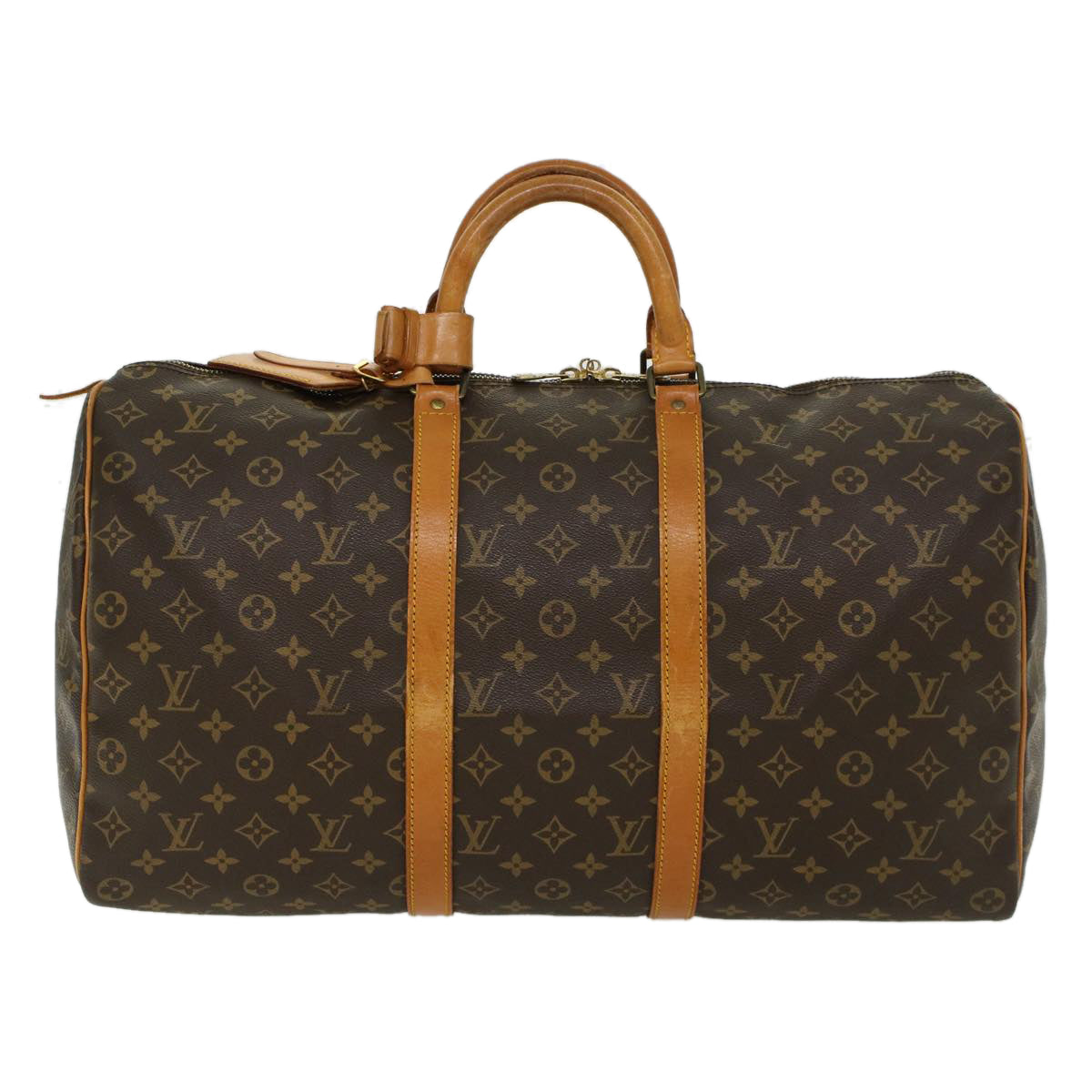 LOUIS VUITTON Monogram Keepall 50 Boston Bag M41426 LV 46929