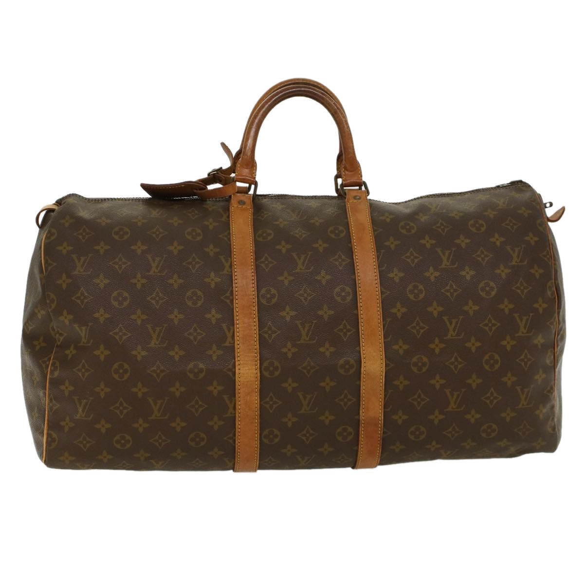 LOUIS VUITTON Monogram Keepall 55 Boston Bag Vintage M41424 LV 46931
