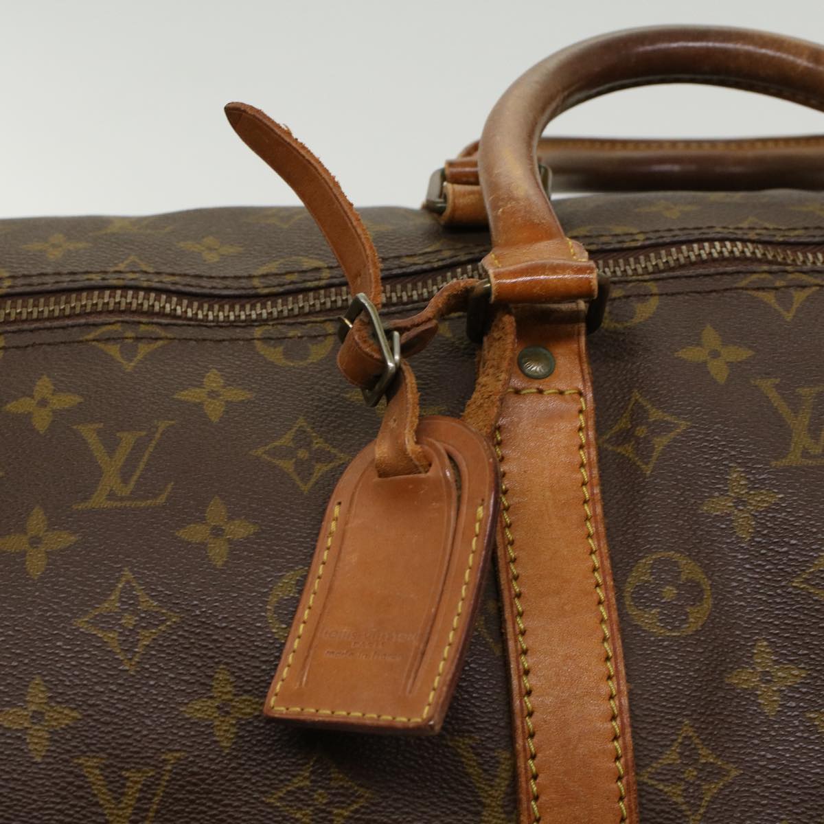 LOUIS VUITTON Monogram Keepall 55 Boston Bag Vintage M41424 LV 46931