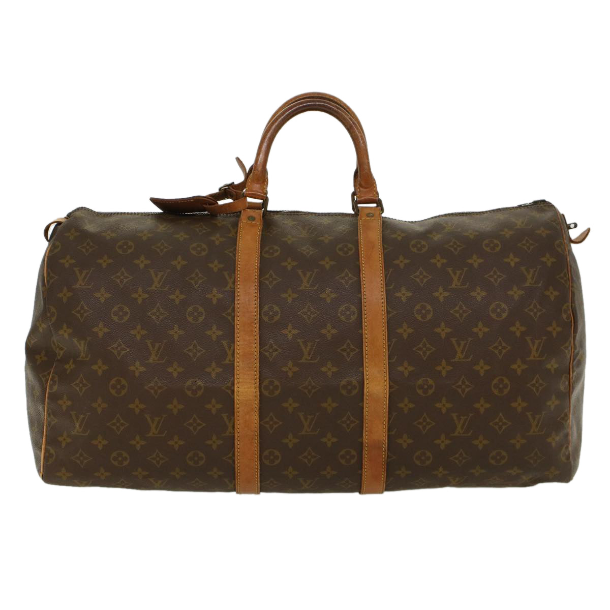 LOUIS VUITTON Monogram Keepall 55 Boston Bag Vintage M41424 LV 46931