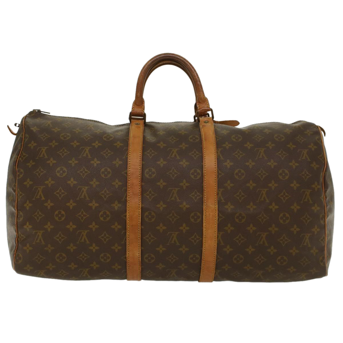 LOUIS VUITTON Monogram Keepall 55 Boston Bag Vintage M41424 LV 46931