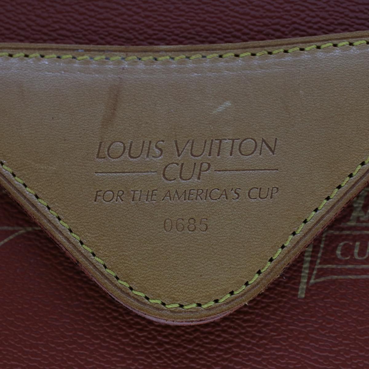 LOUIS VUITTON LV Cup Clutch Bag PVC Leather Orange LV 46939