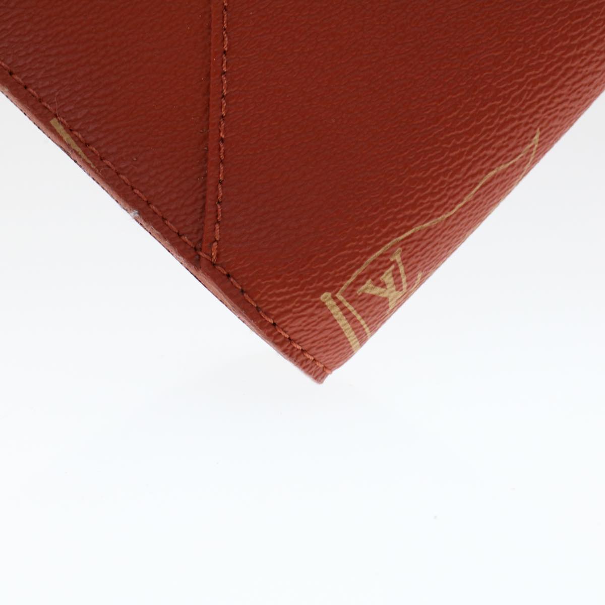LOUIS VUITTON LV Cup Clutch Bag PVC Leather Orange LV 46939