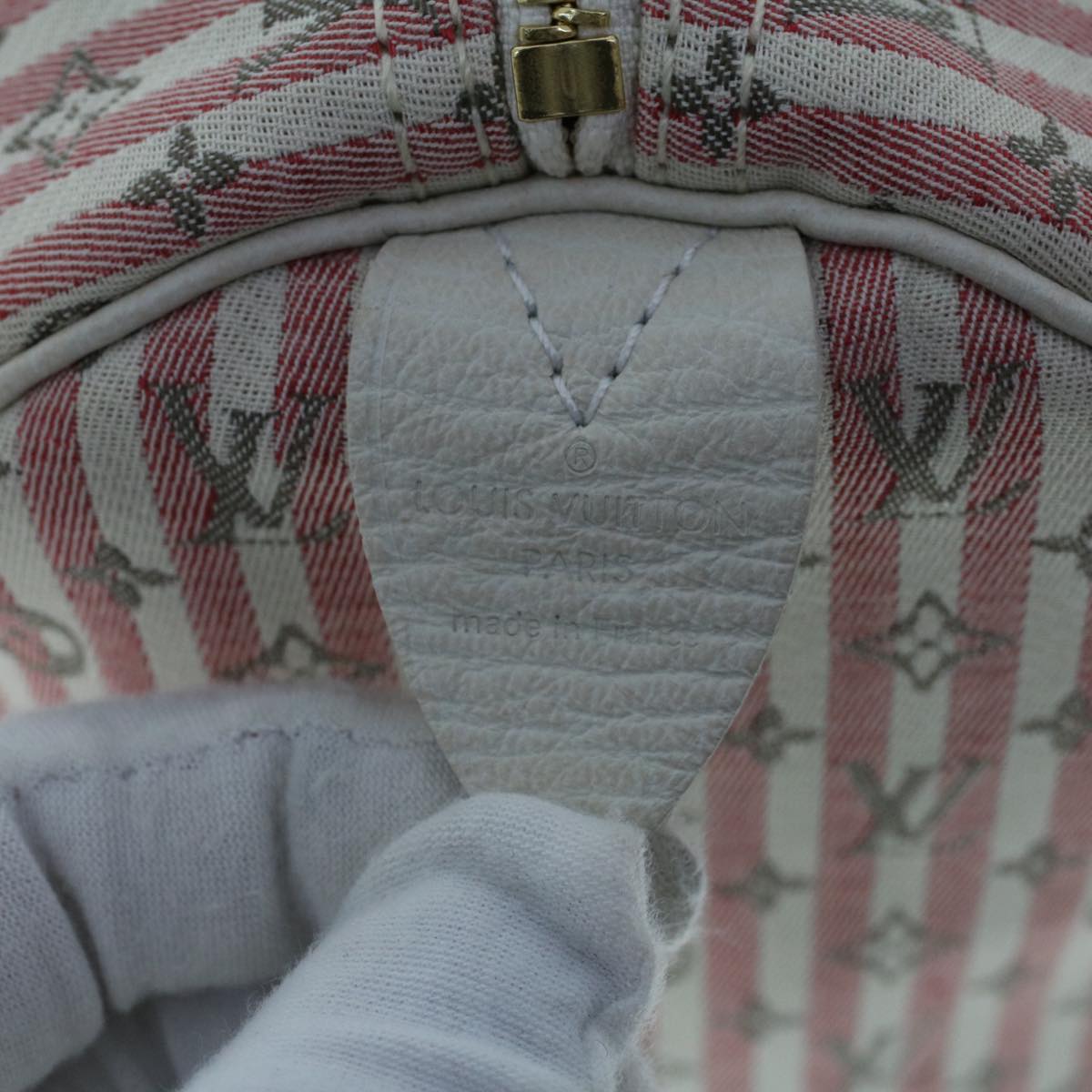 LOUIS VUITTON Monogram Mini Lin Croisette Speedy 30 Hand Bag M95501 46940