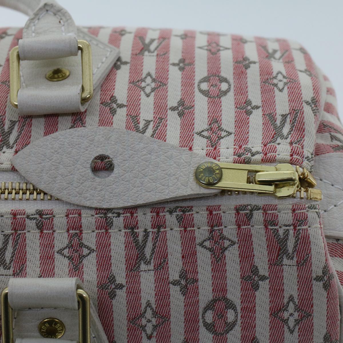 LOUIS VUITTON Monogram Mini Lin Croisette Speedy 30 Hand Bag M95501 46940