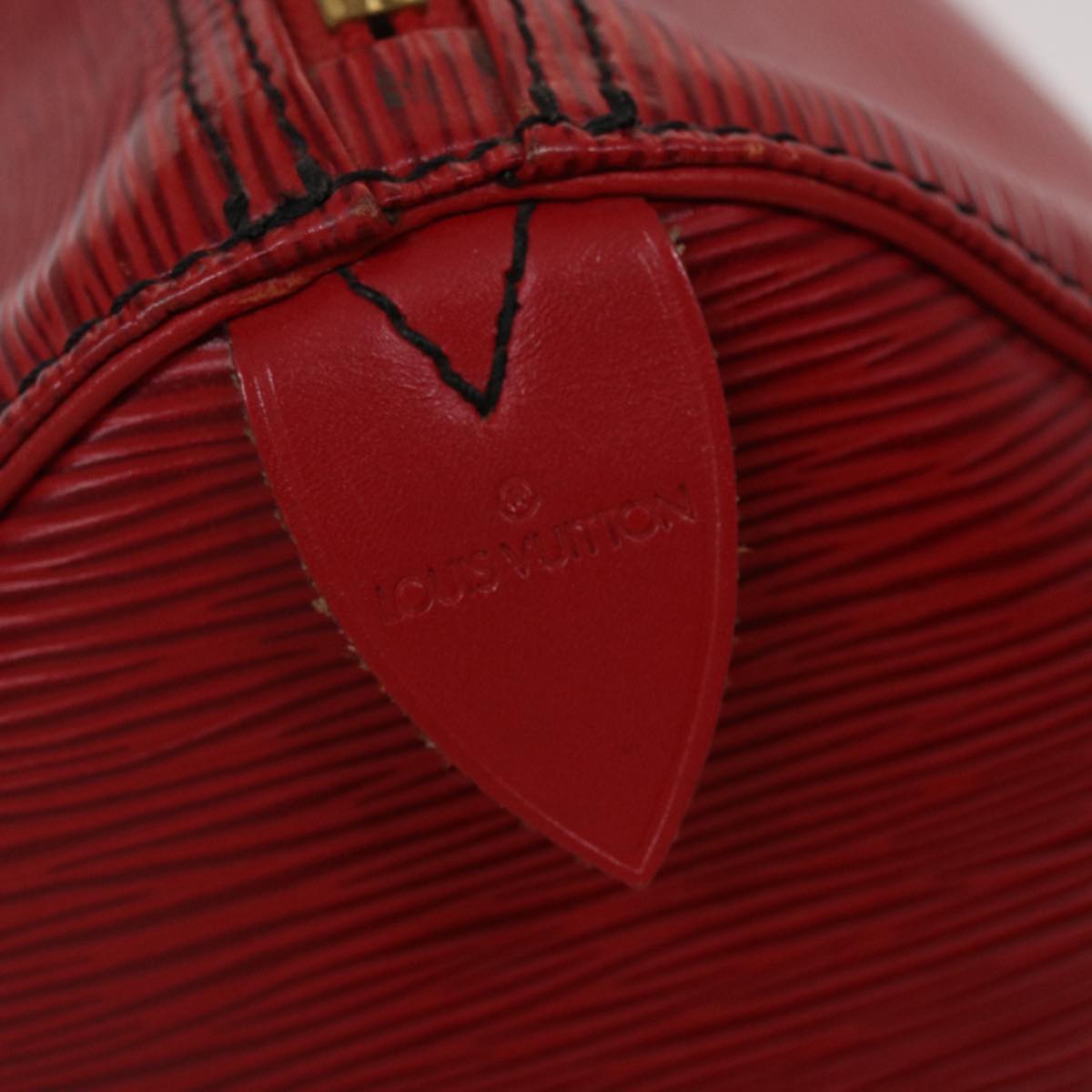 LOUIS VUITTON Epi Speedy 30 Hand Bag Red M43007 LV 46946