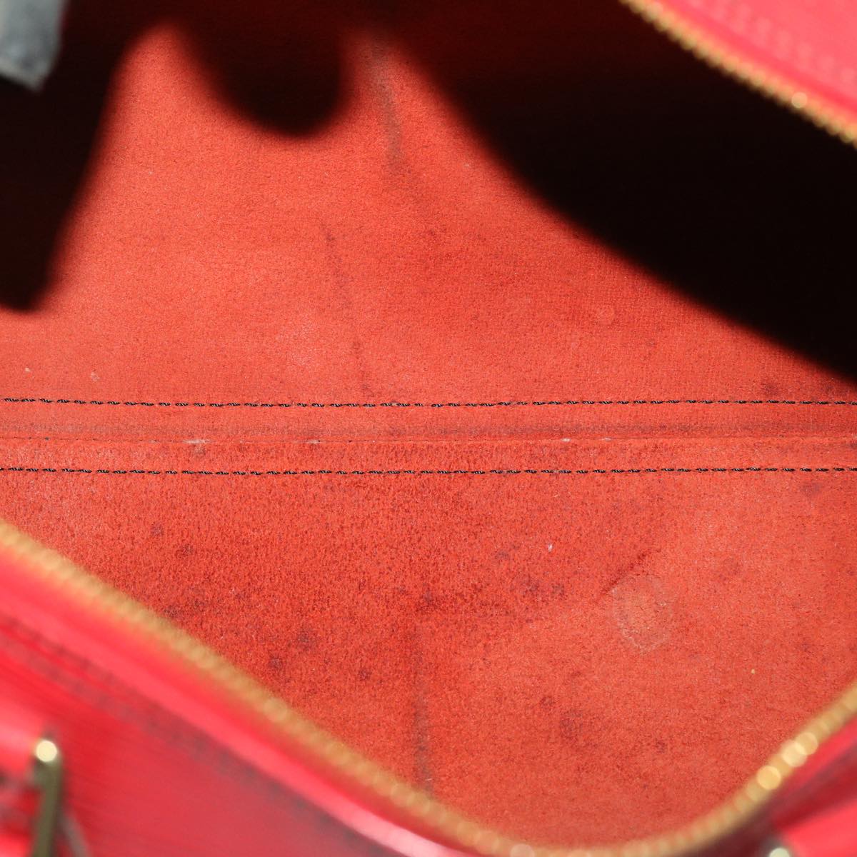 LOUIS VUITTON Epi Speedy 30 Hand Bag Red M43007 LV 46946