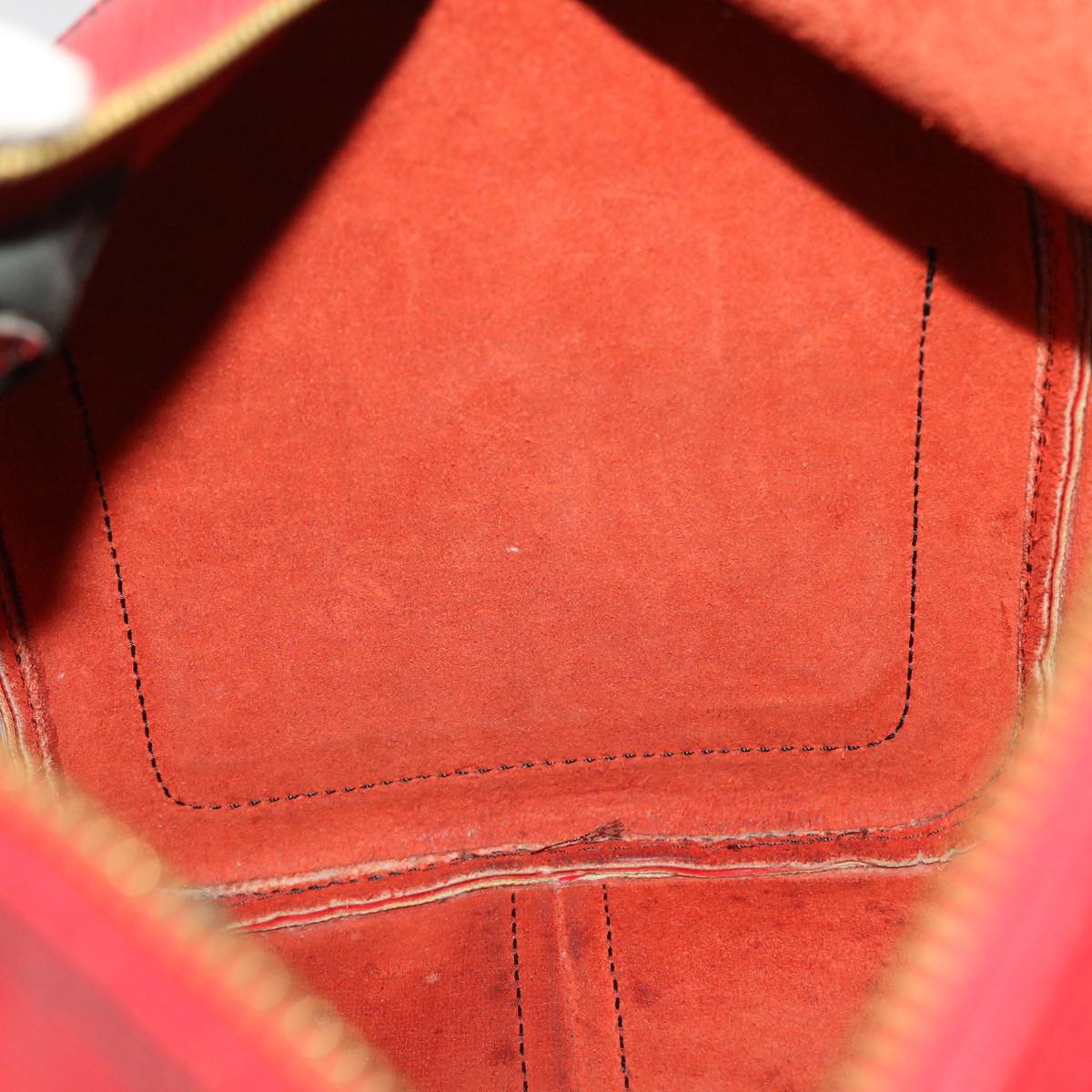 LOUIS VUITTON Epi Speedy 30 Hand Bag Red M43007 LV 46946