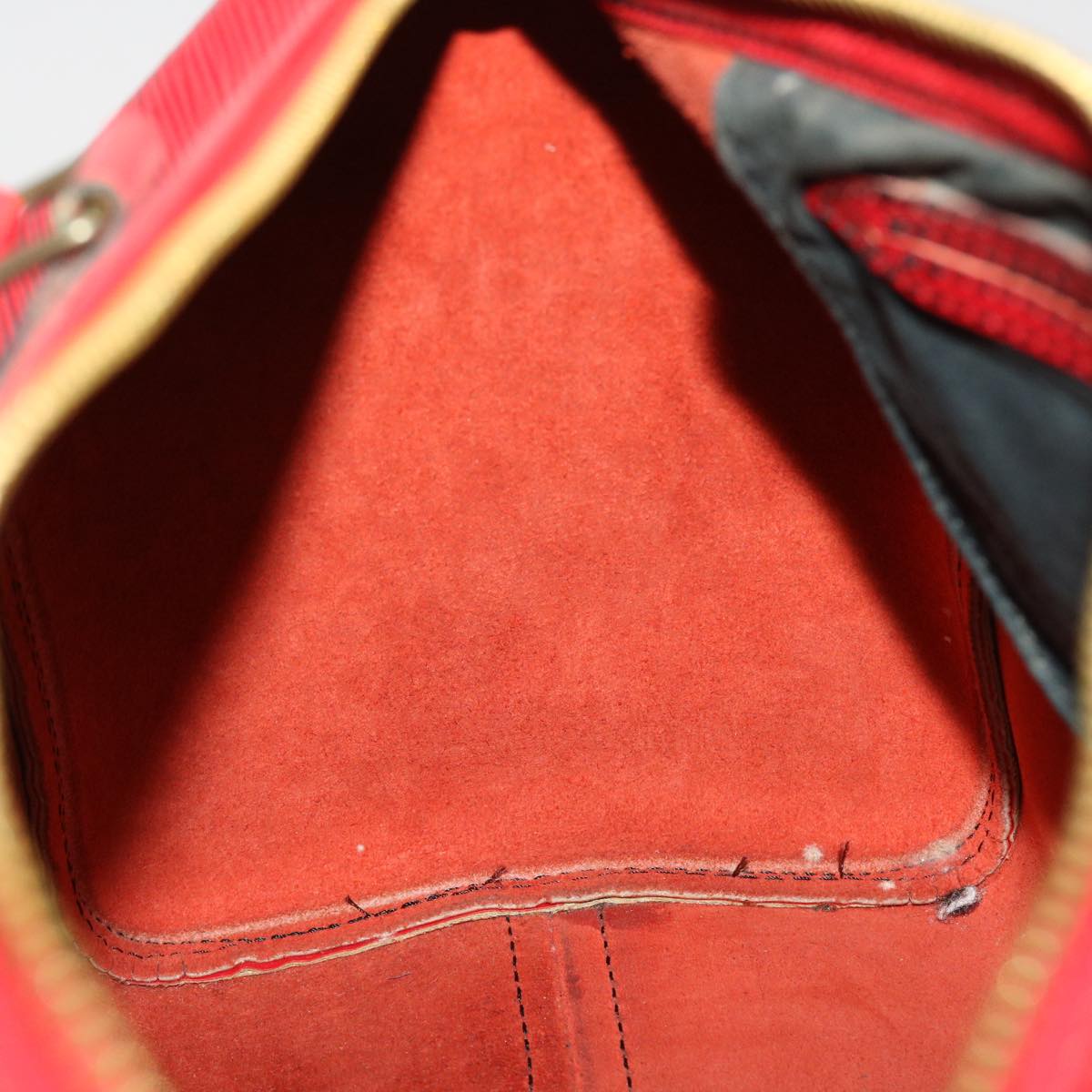 LOUIS VUITTON Epi Speedy 30 Hand Bag Red M43007 LV 46946