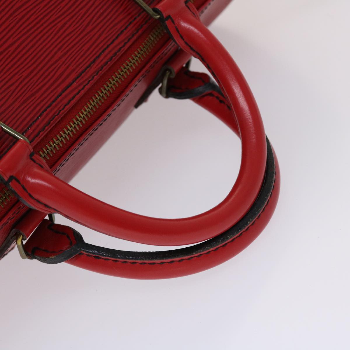 LOUIS VUITTON Epi Speedy 30 Hand Bag Red M43007 LV 46946