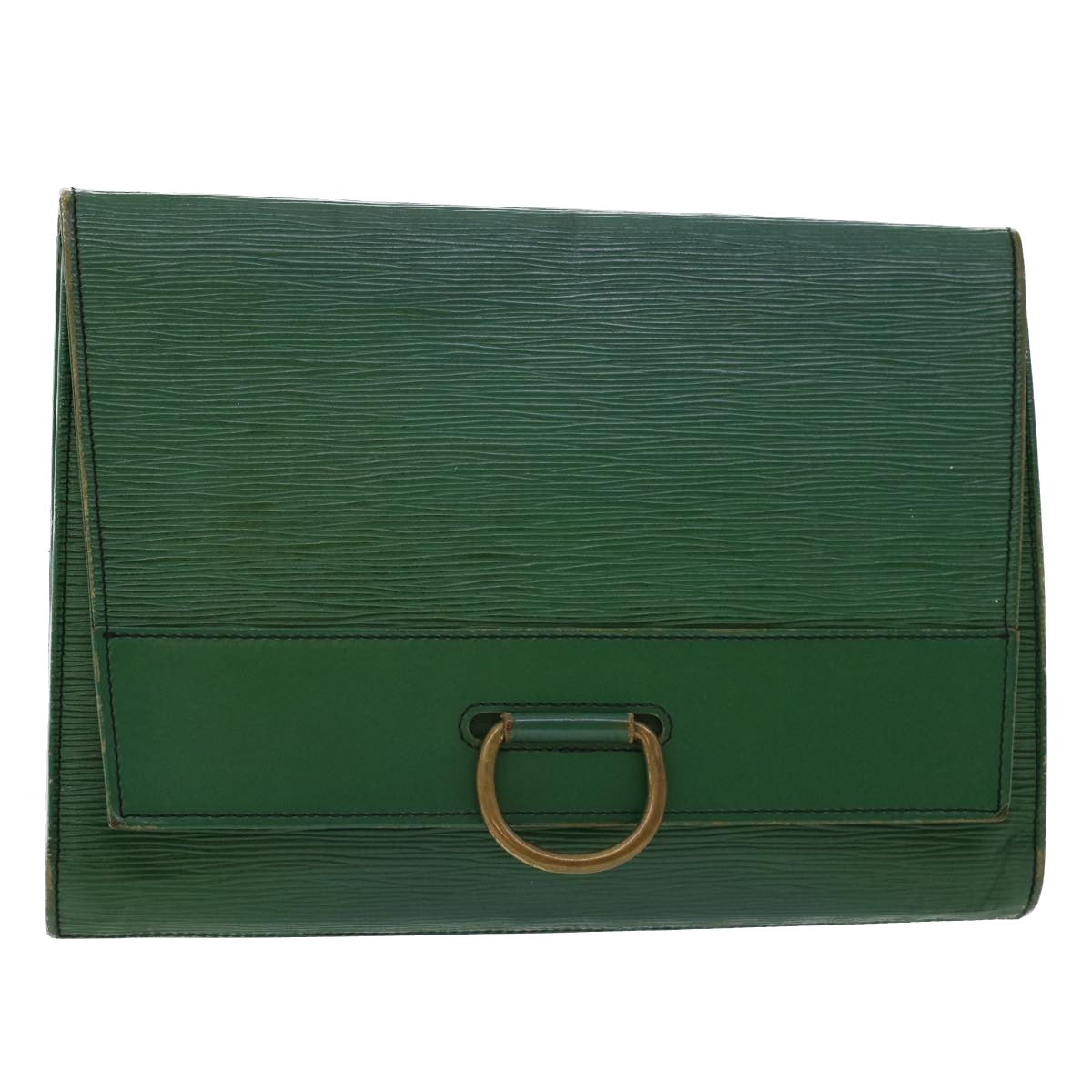 LOUIS VUITTON Epi Jena Clutch Bag Green M51808 LV 46951