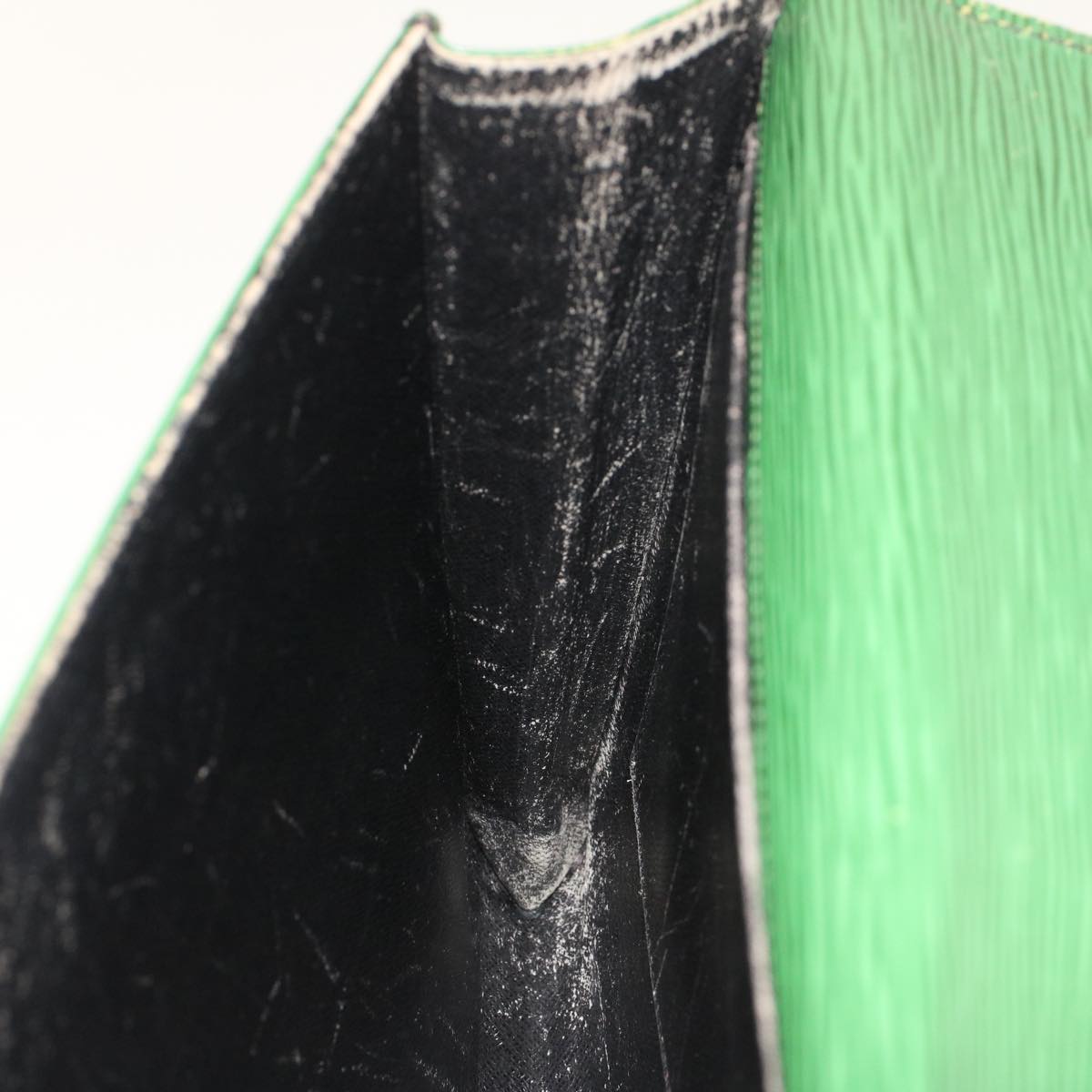 LOUIS VUITTON Epi Jena Clutch Bag Green M51808 LV 46951