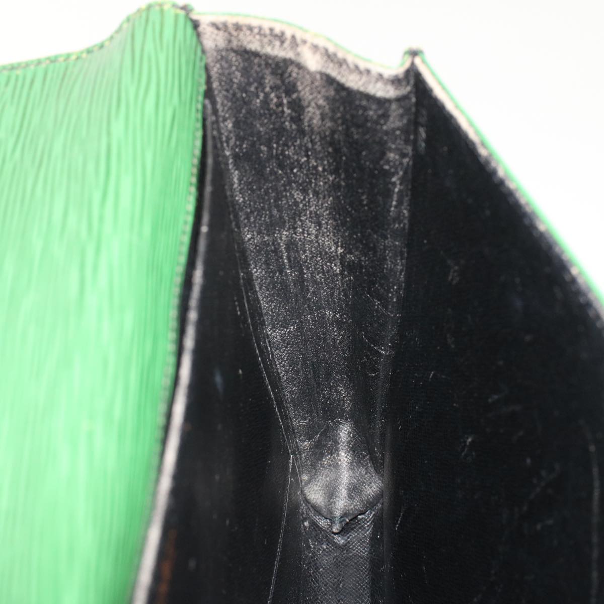 LOUIS VUITTON Epi Jena Clutch Bag Green M51808 LV 46951