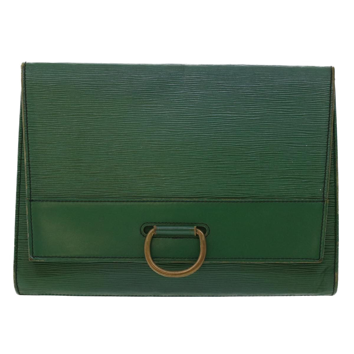 LOUIS VUITTON Epi Jena Clutch Bag Green M51808 LV 46951