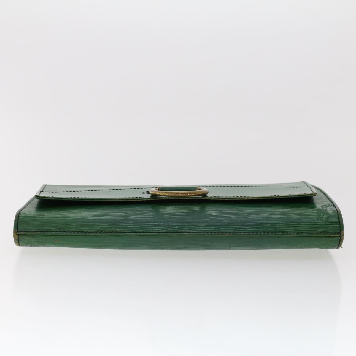 LOUIS VUITTON Epi Jena Clutch Bag Green M51808 LV 46951
