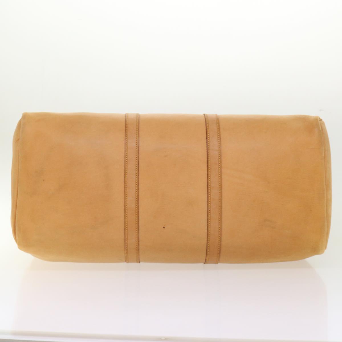 LOUIS VUITTON Nomad Keepall 50 Boston Bag Leather Beige M85391 LV 46953