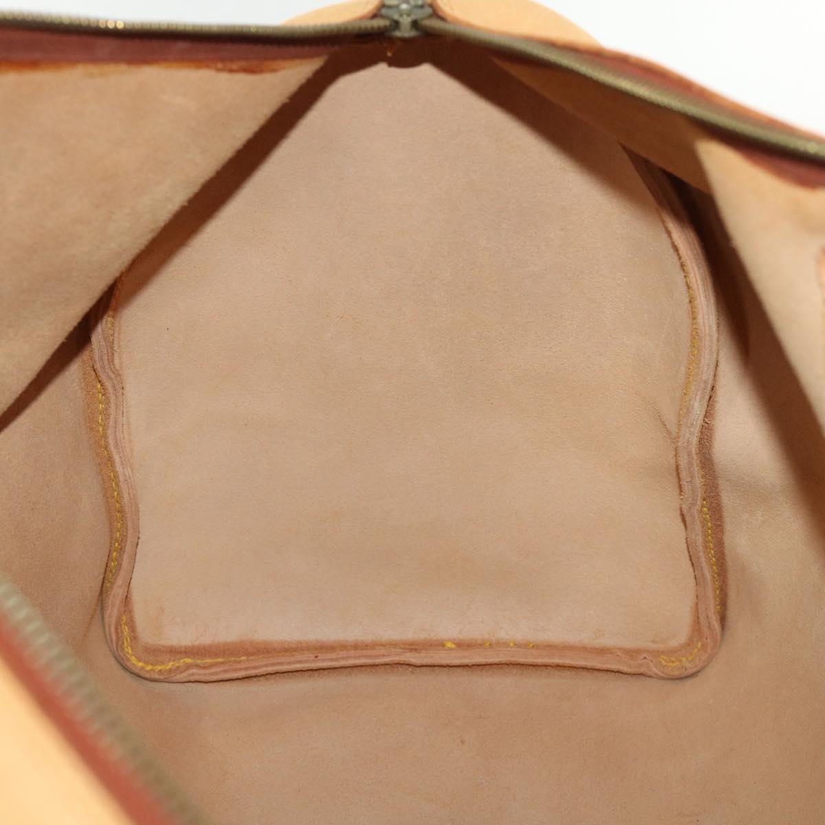 LOUIS VUITTON Nomad Keepall 50 Boston Bag Leather Beige M85391 LV 46953
