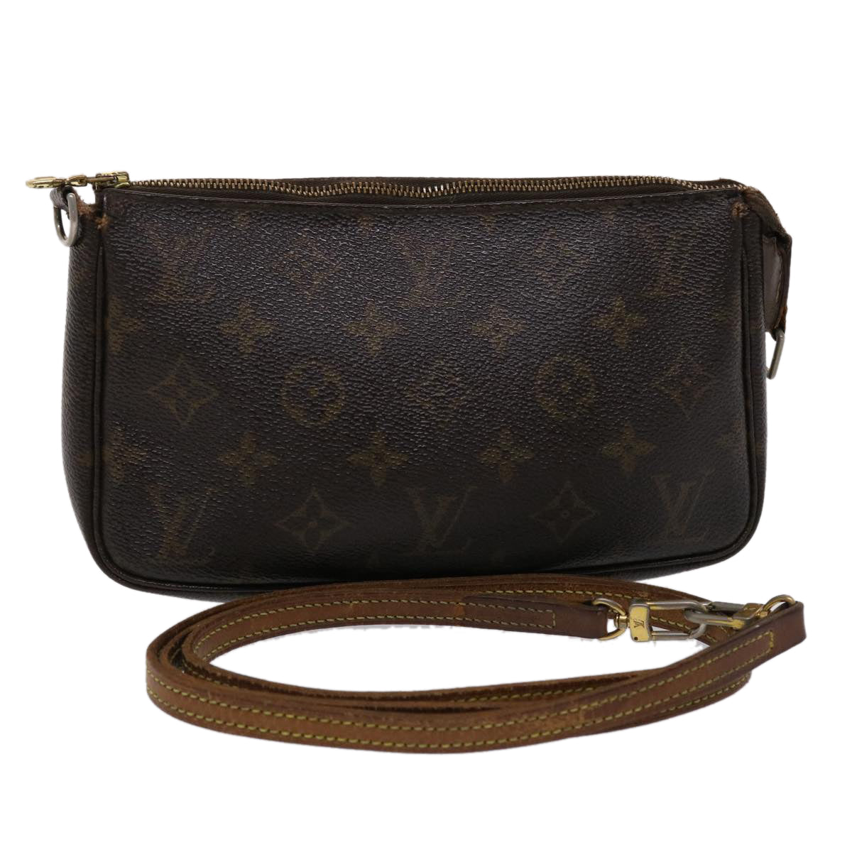 LOUIS VUITTON Monogram Pochette Accessoires Pouch M51980 LV 46988