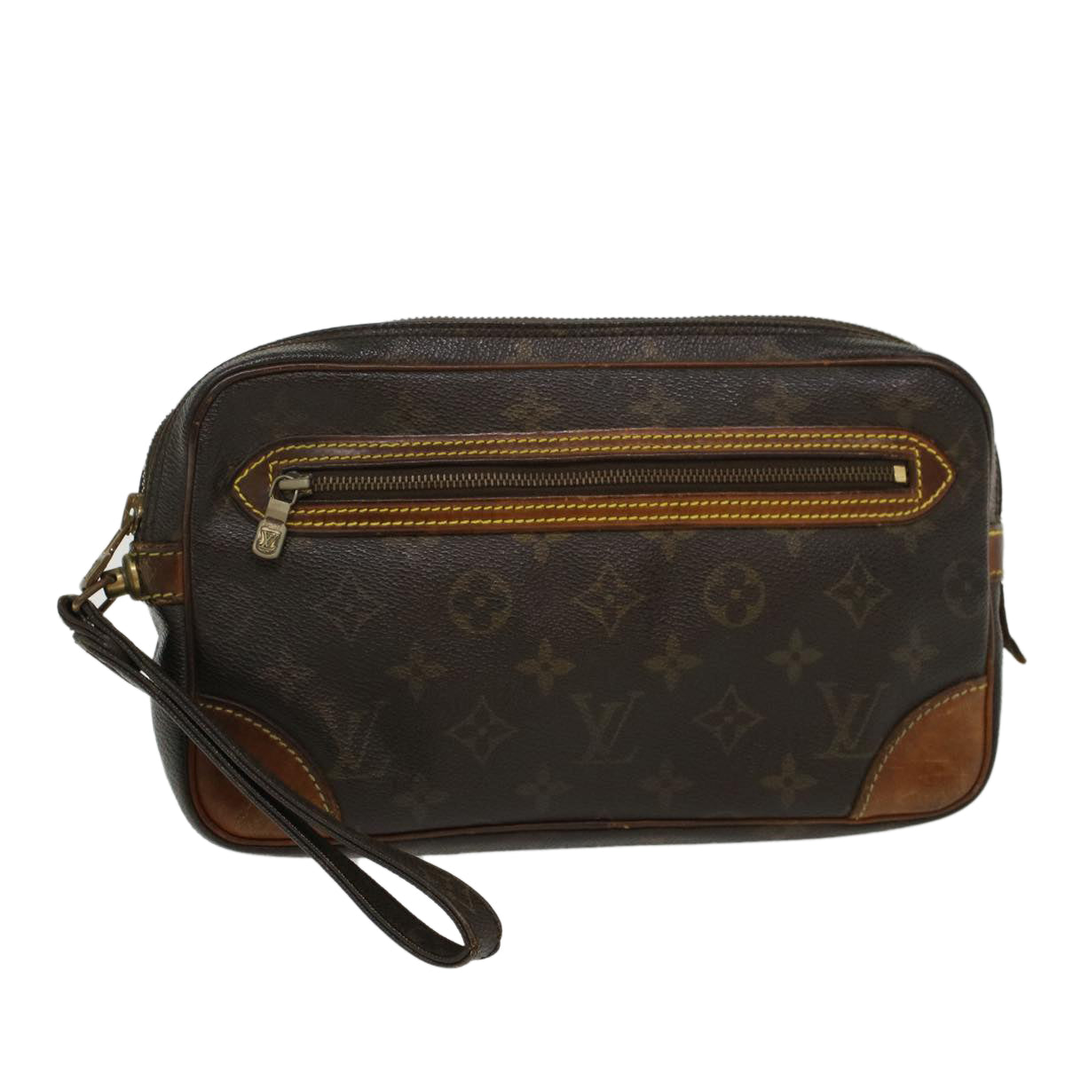LOUIS VUITTON Monogram Marly Dragonne GM Clutch Bag M51825 LV 46997