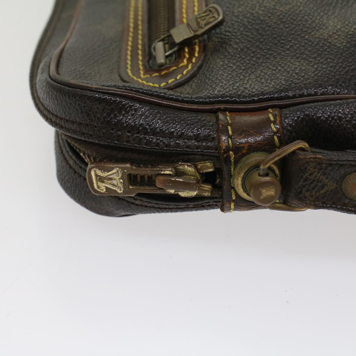 LOUIS VUITTON Monogram Marly Dragonne GM Clutch Bag M51825 LV 46997