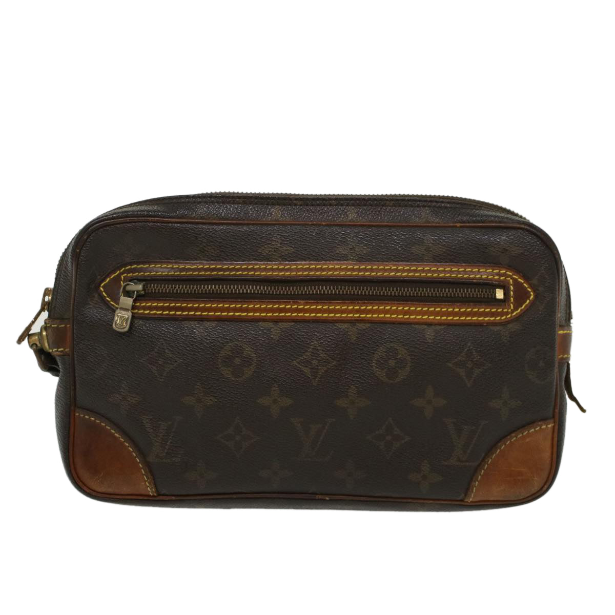 LOUIS VUITTON Monogram Marly Dragonne GM Clutch Bag M51825 LV 46997