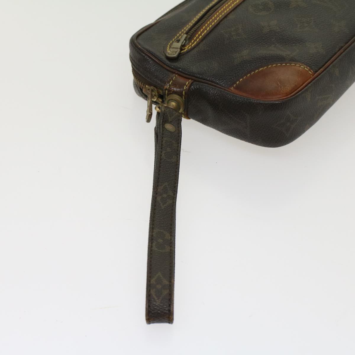 LOUIS VUITTON Monogram Marly Dragonne GM Clutch Bag M51825 LV 46997