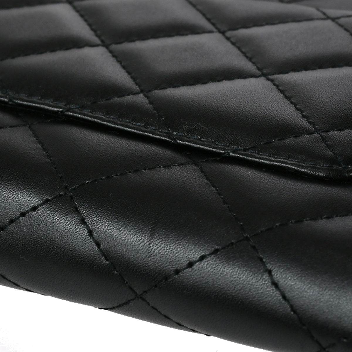 Luxury Chanel 2011 Black Calfskin Cambon Ligne Long Wallet