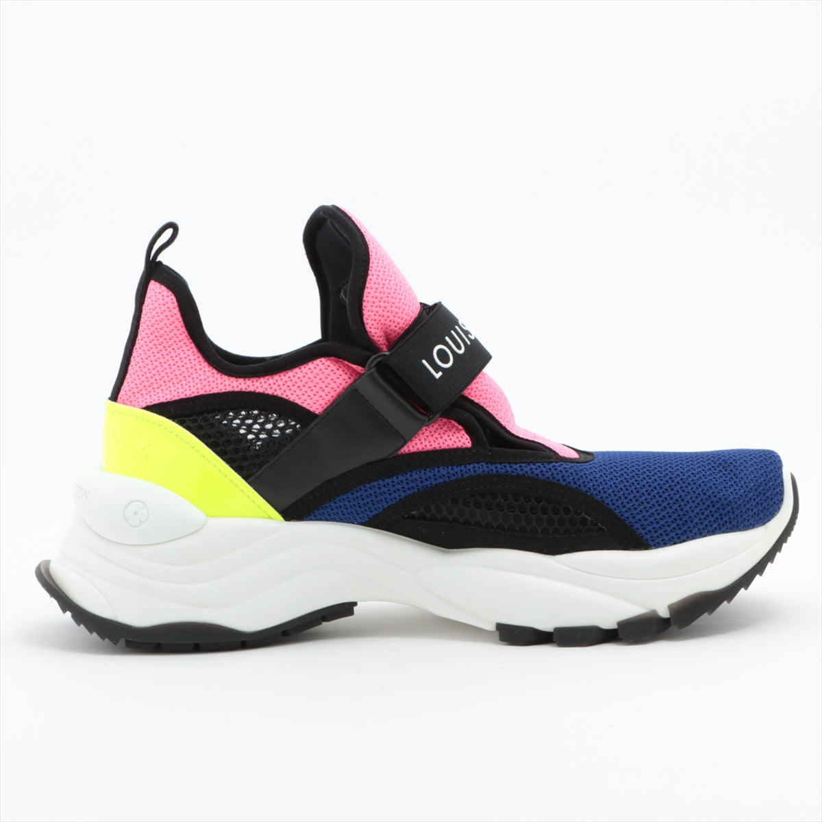Louis Vuitton Run 55 Line 22 Years Leather x Mesh Snickers 40  Multi-Color GO0212 N