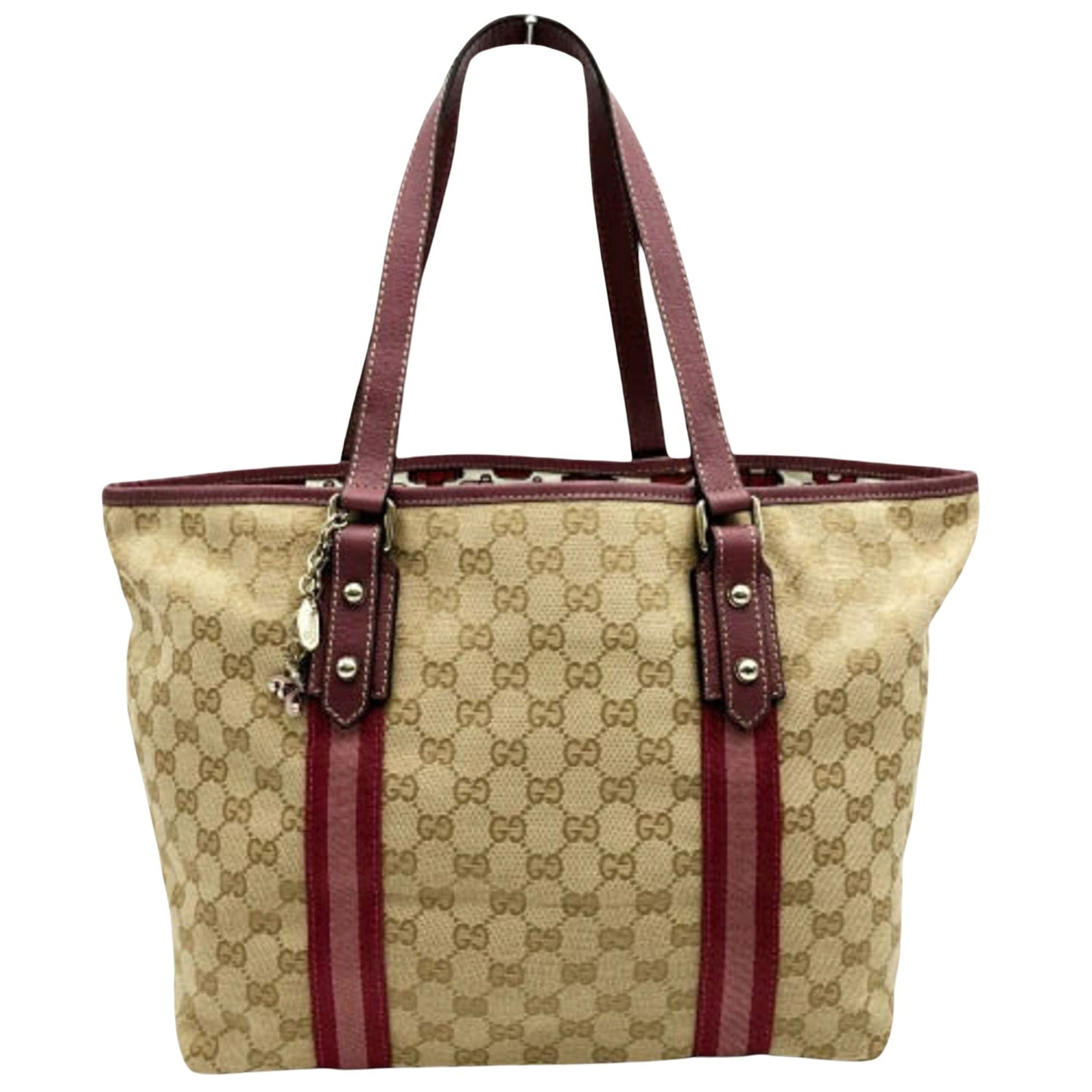 Gucci Cabas  Canvas Tote Bag