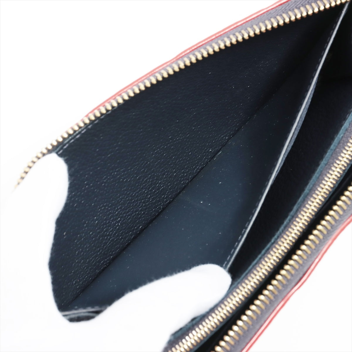 Louis Vuitton Monogram Amplant Portfolio Clemence M69415 Marine Round  Wallet