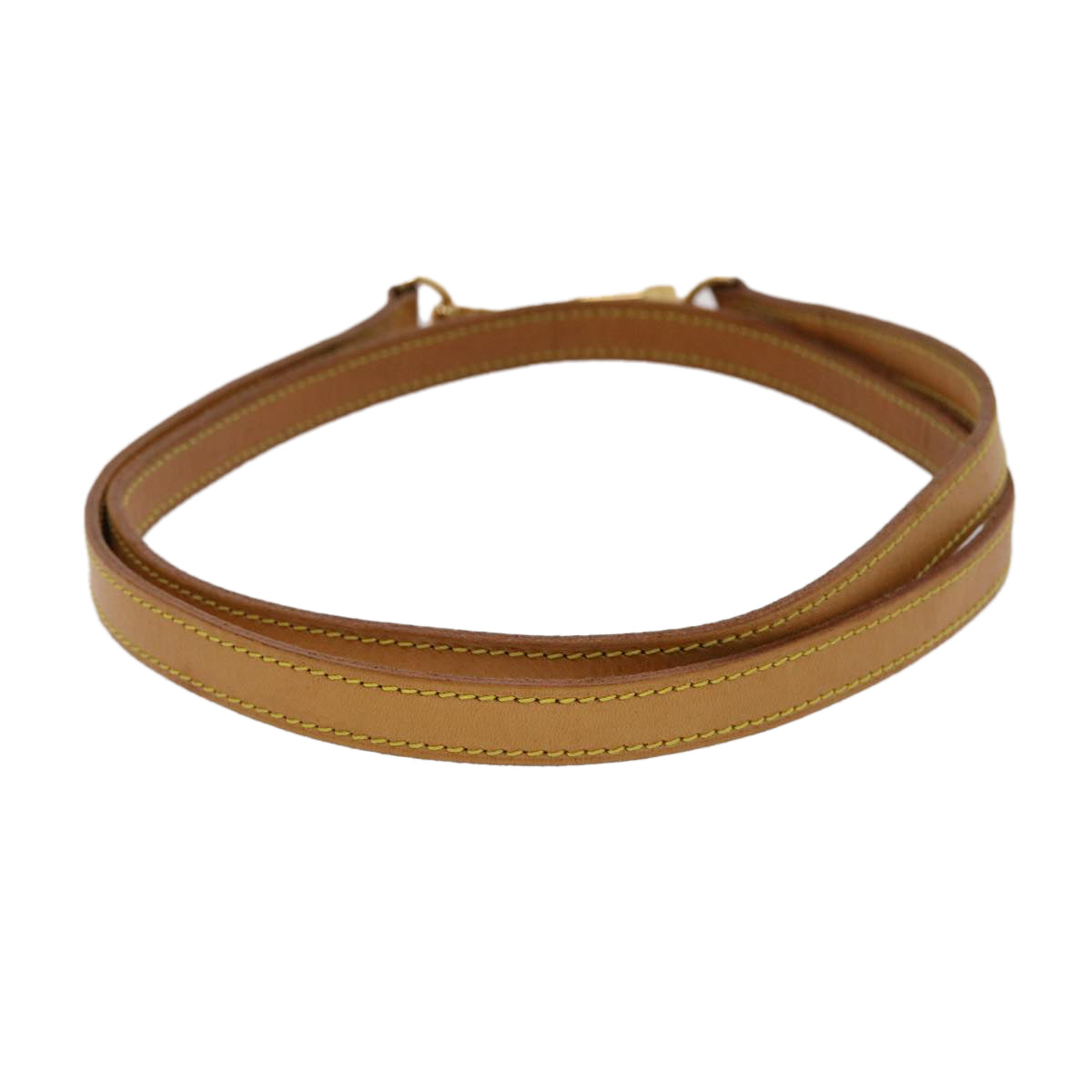 LOUIS VUITTON Shoulder Strap Leather 45.3"" Beige LV 47000