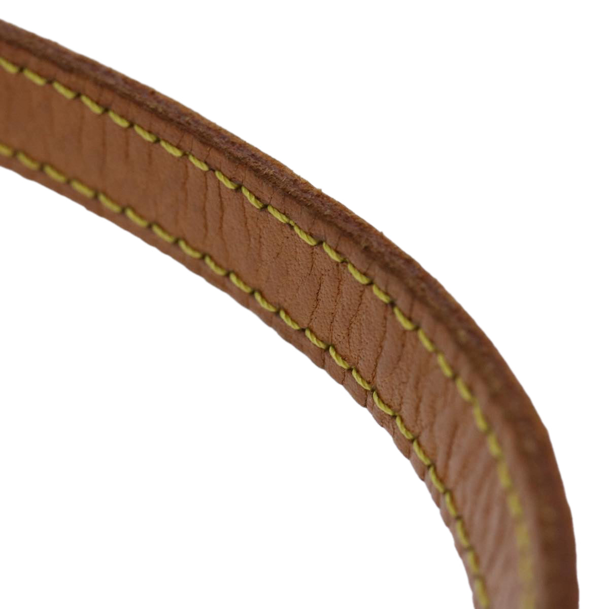LOUIS VUITTON Shoulder Strap Leather 45.3"" Beige LV 47000