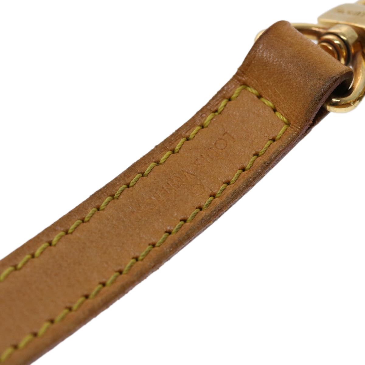 LOUIS VUITTON Shoulder Strap Leather 45.3"" Beige LV 47000