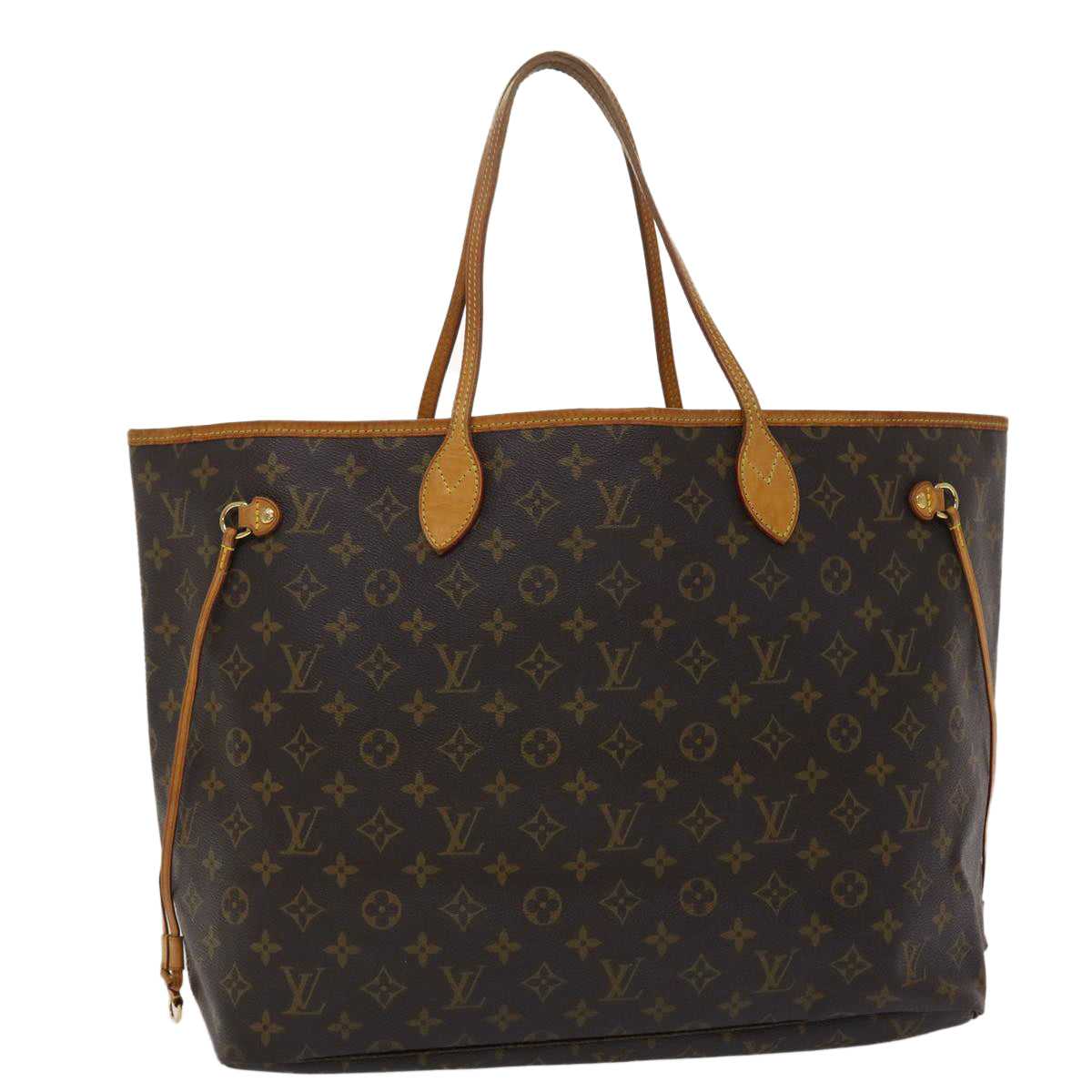 LOUIS VUITTON Monogram Neverfull GM Tote Bag M40157 LV 47005