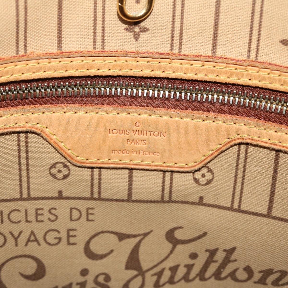 LOUIS VUITTON Monogram Neverfull GM Tote Bag M40157 LV 47005