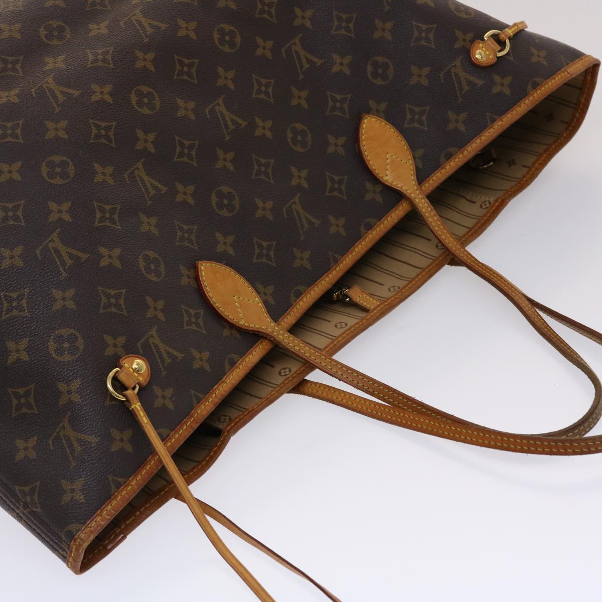 LOUIS VUITTON Monogram Neverfull GM Tote Bag M40157 LV 47005