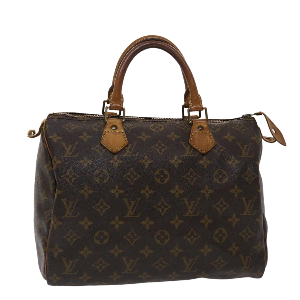 LOUIS VUITTON Monogram Speedy 30 Hand Bag M41526 LV 47007