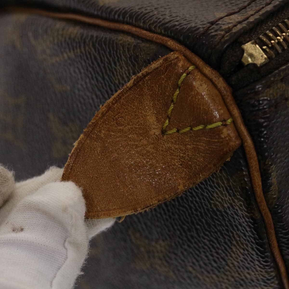 LOUIS VUITTON Monogram Speedy 30 Hand Bag M41526 LV 47007