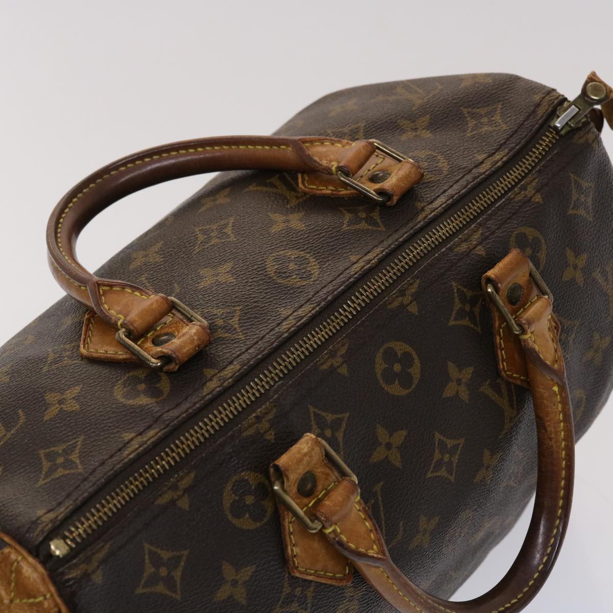 LOUIS VUITTON Monogram Speedy 30 Hand Bag M41526 LV 47007
